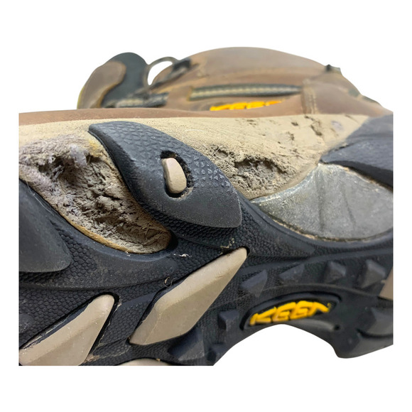 Keen Targhee II Mid Hiking Boots Men\'s Sz 13 W Wide Shitake/Brindle 1012126 READ main image 6